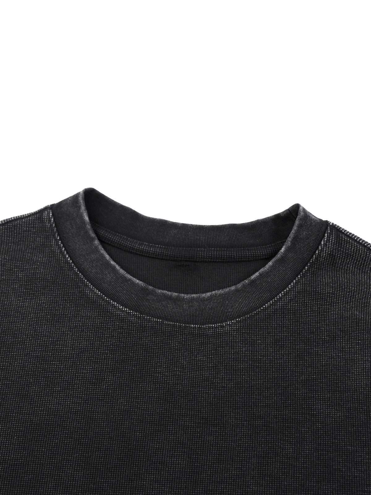 Mineral Wash Waffle Oversized T-Shirt