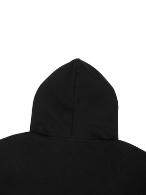 Contrast Plaid Boxy Zip Hoodie