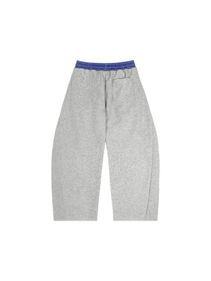 Plaid Waistband Barrel Sweatpants