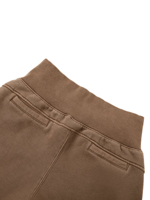 Vintage Washed Flared Fleece Pants