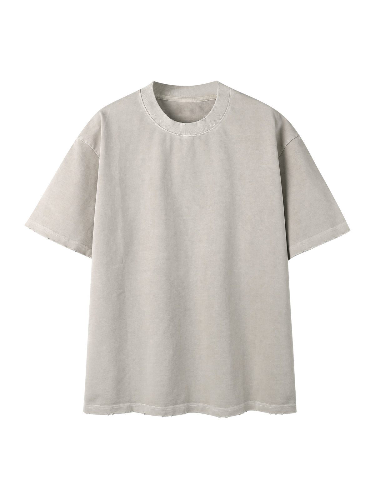 Heavyweight Vintage Washed Frayed T-Shirt