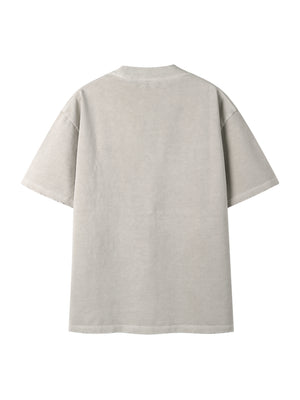 Heavyweight Vintage Washed Frayed T-Shirt