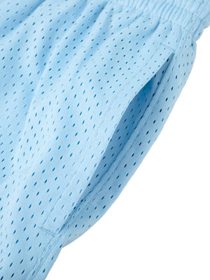 Mesh Drawstring Shorts