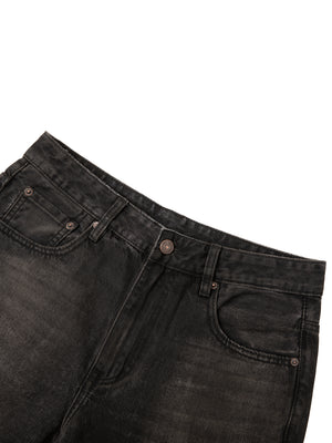Vintage Wash Heavyweight Denim Jeans