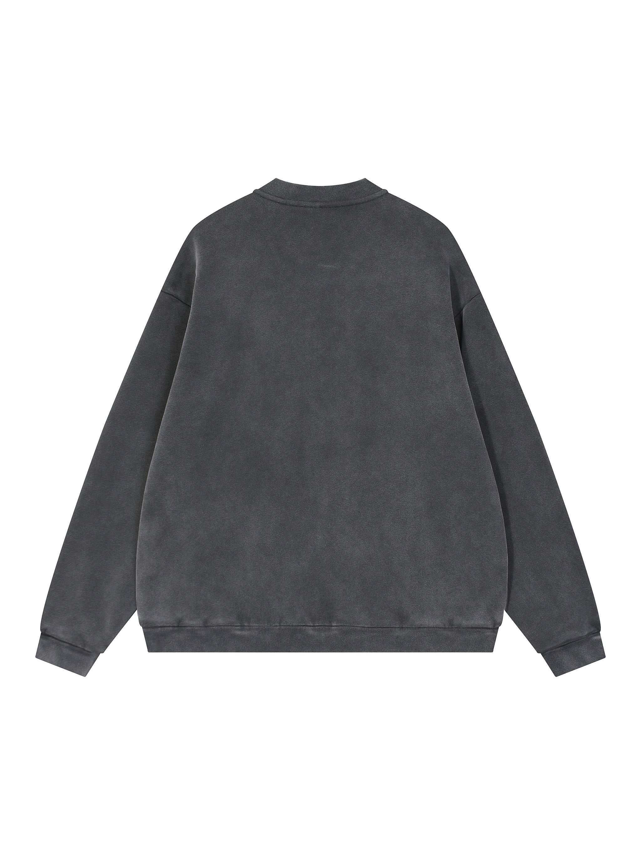 Vintage Washed Fleece Baseball Jacket