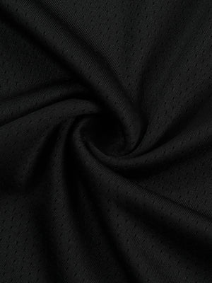 Contrast Raglan Sleeve Mesh T-Shirt