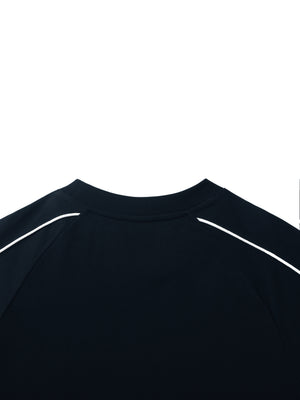 Contrast Panel Raglan Sweatshirt