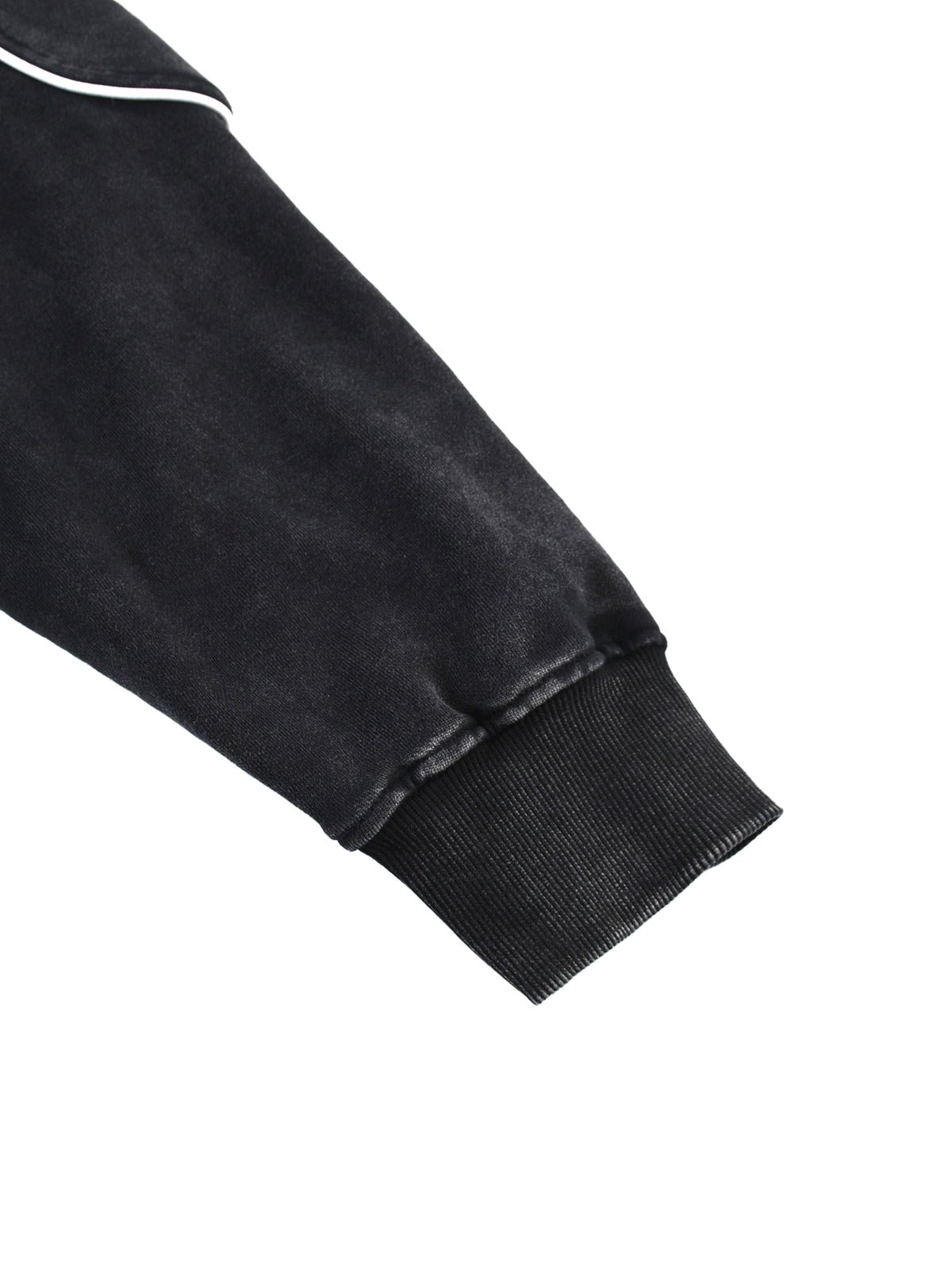 Mineral Wash Piping Raw Hem Sweatshirt