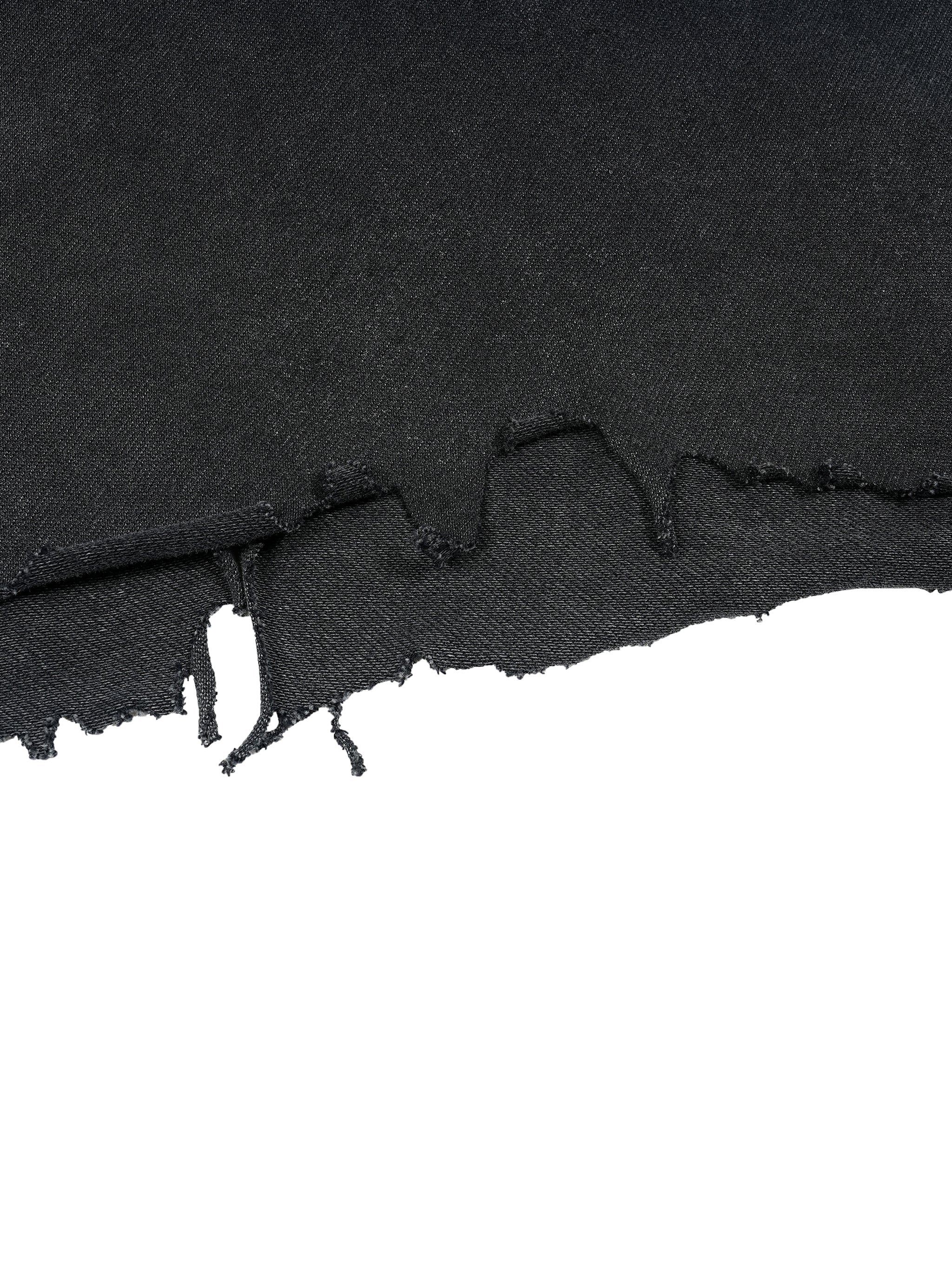 New Vintage Wash Boxy Distressed Hem T-Shirt