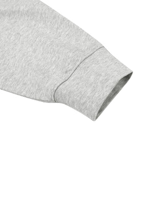 Quarter-Zip Drop Shoulder Sweatshirt