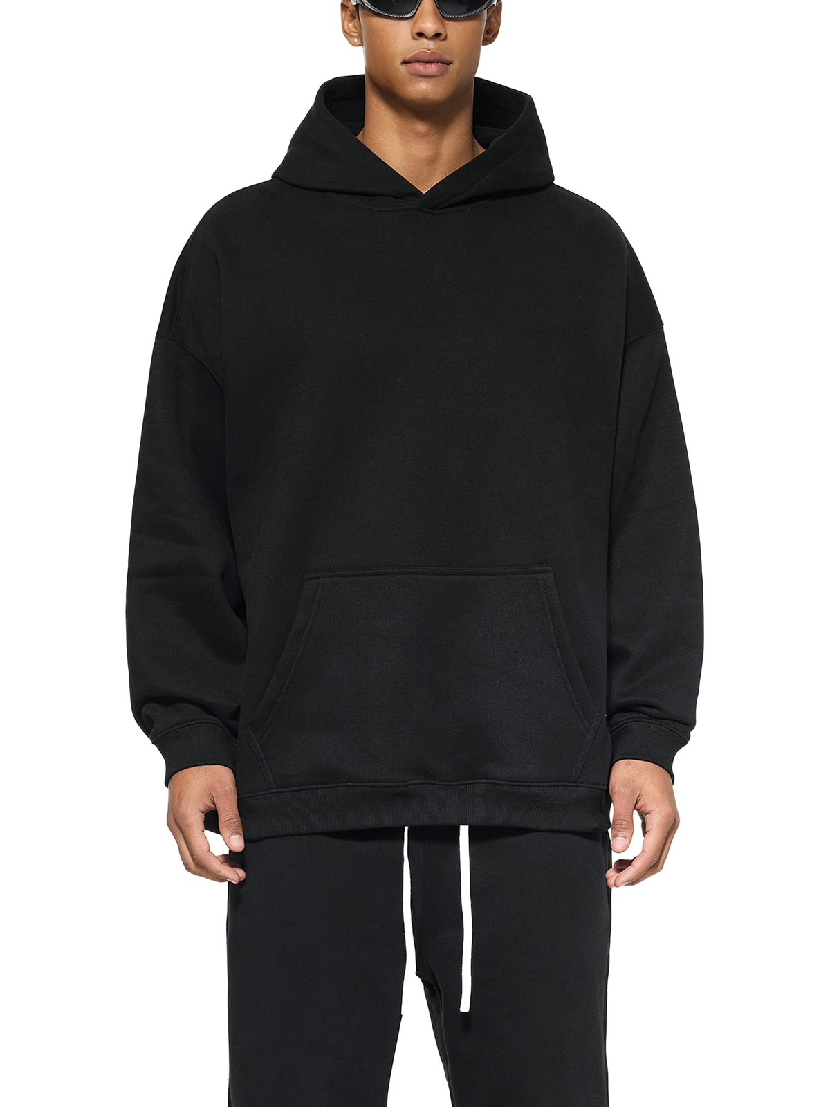 Unisex Oversized Fleece Hoodie – Heavyweight Pullover Streetwear Hoodie