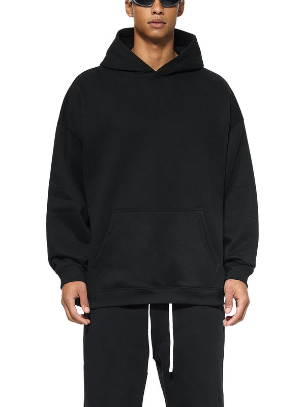 Unisex Oversized Fleece Hoodie – Heavyweight Pullover Streetwear Hoodie