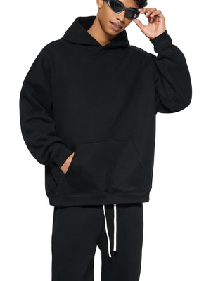 Unisex Oversized Fleece Hoodie – Heavyweight Pullover Streetwear Hoodie