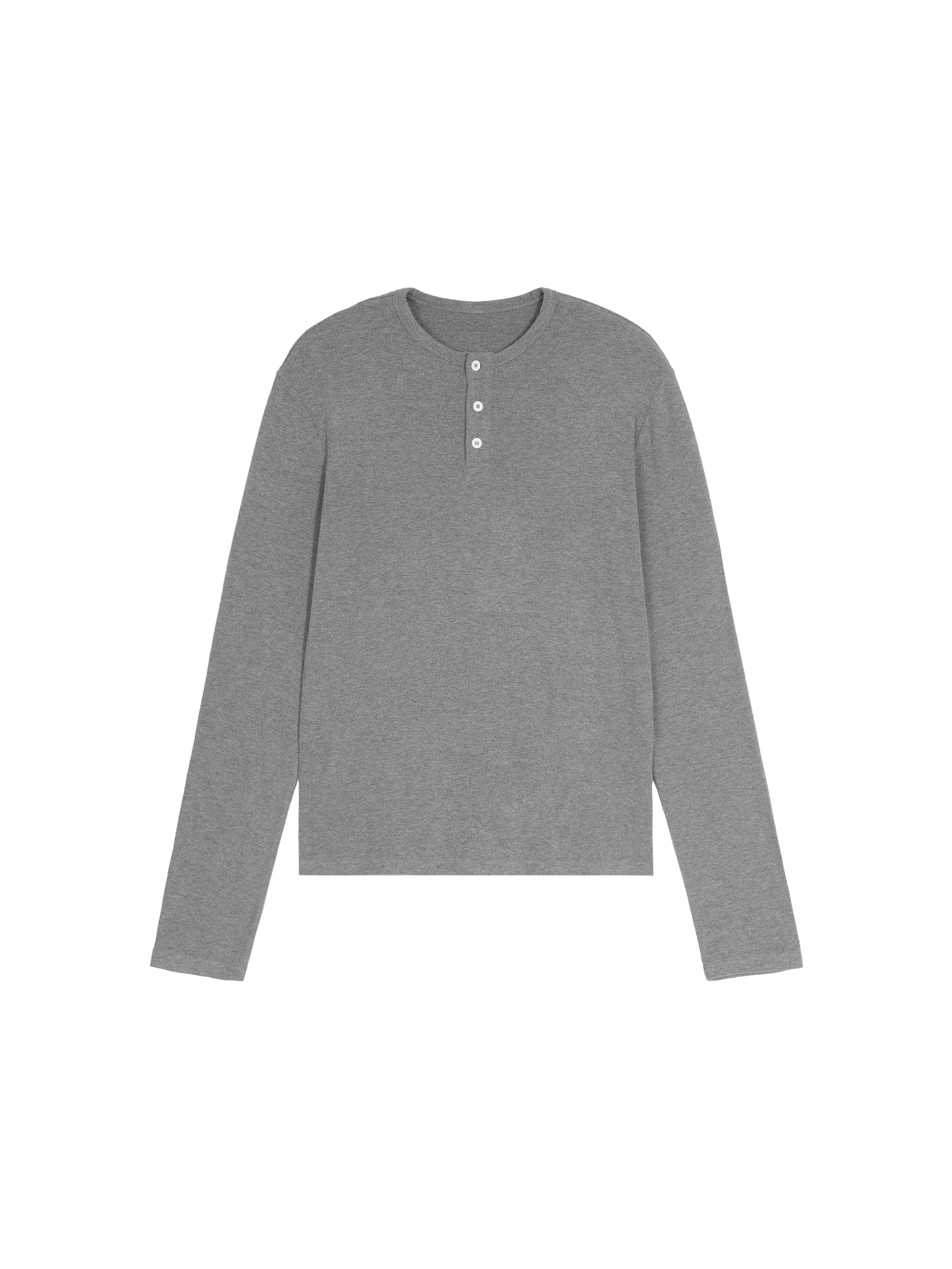 Long Sleeve Henley T-Shirt