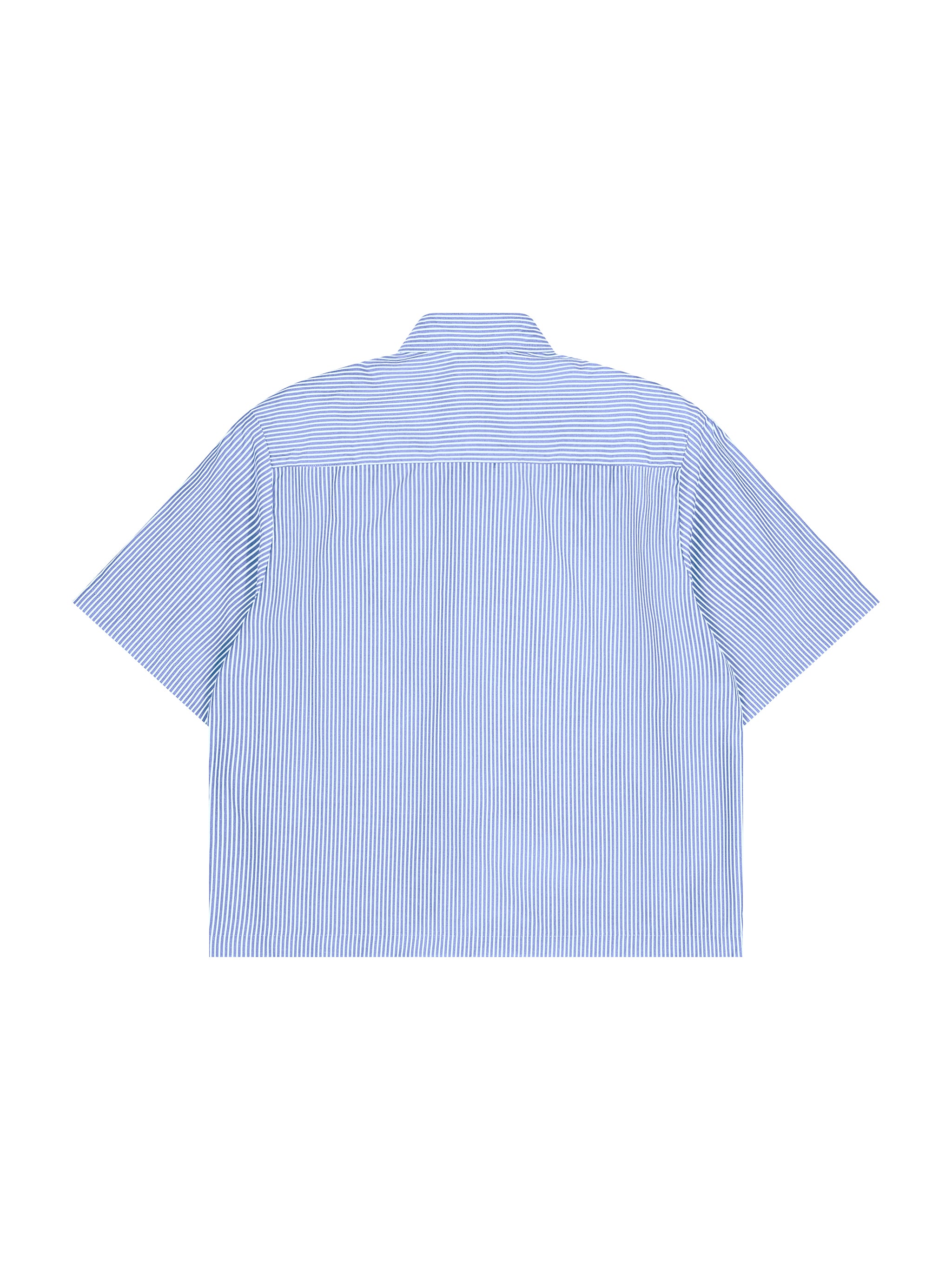 Oversized Vertical Stripe Boxy Shirt