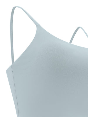 Women's Spaghetti Strap Yoga Sports Bra – Low Impact Activewear Bra