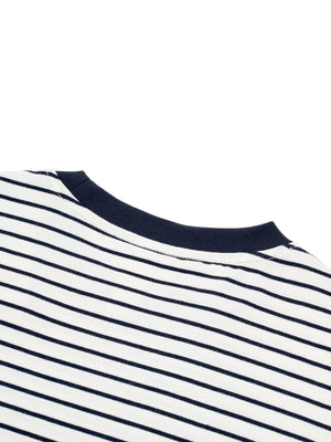 Kids' Striped Long Sleeve T-Shirt – Soft Cotton Everyday Crew Neck Tee
