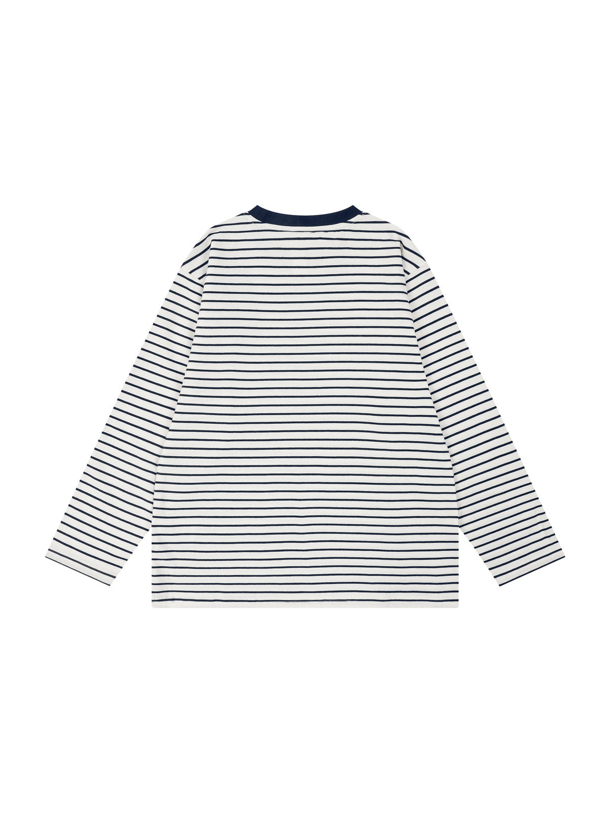 Kids' Striped Long Sleeve T-Shirt – Soft Cotton Everyday Crew Neck Tee