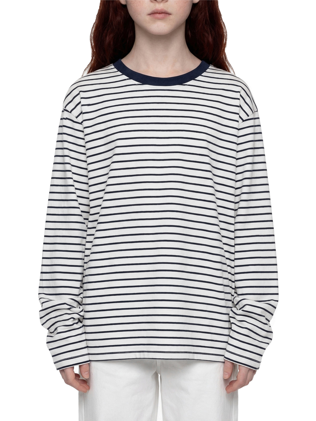 Kids' Striped Long Sleeve T-Shirt – Soft Cotton Everyday Crew Neck Tee