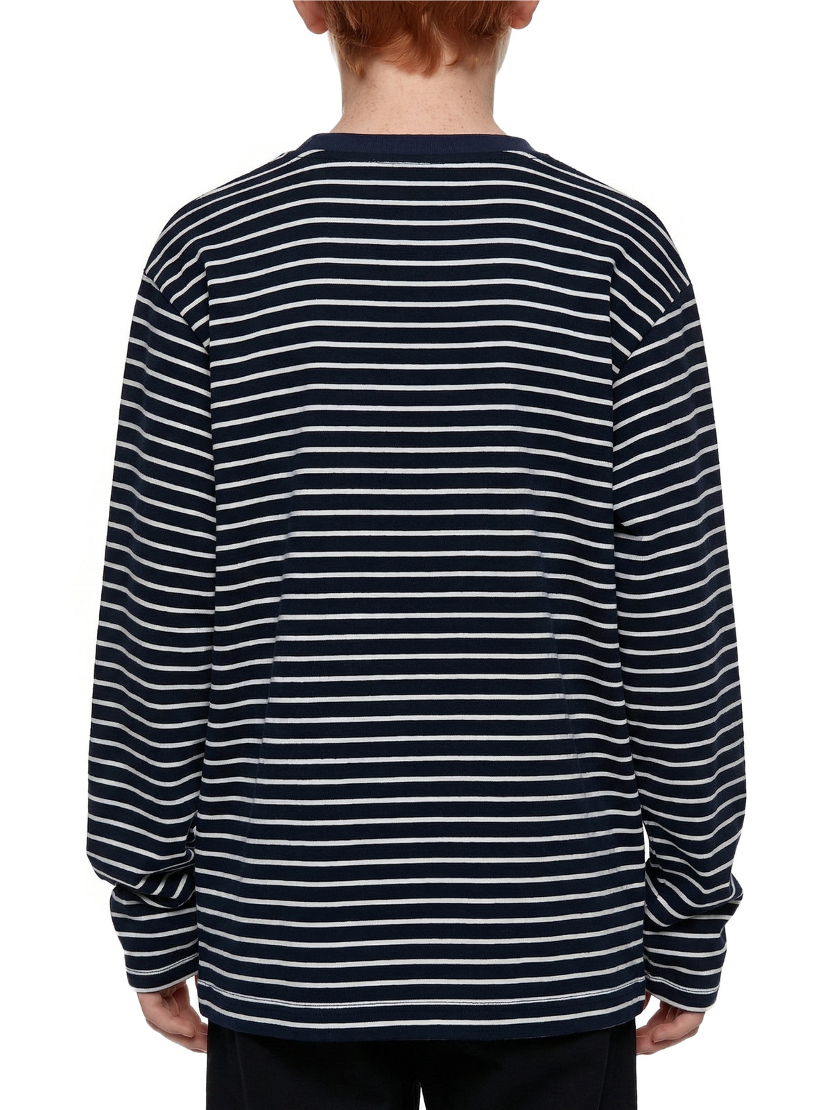 Kids' Striped Long Sleeve T-Shirt – Soft Cotton Everyday Crew Neck Tee