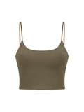 Women's Spaghetti Strap Yoga Sports Bra – Low Impact Activewear Bra