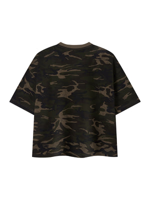 Unisex Camo Boxy T-Shirt – Oversized Camouflage Streetwear Tee