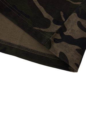 Unisex Camo Boxy T-Shirt – Oversized Camouflage Streetwear Tee
