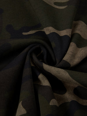 Unisex Camo Boxy T-Shirt – Oversized Camouflage Streetwear Tee