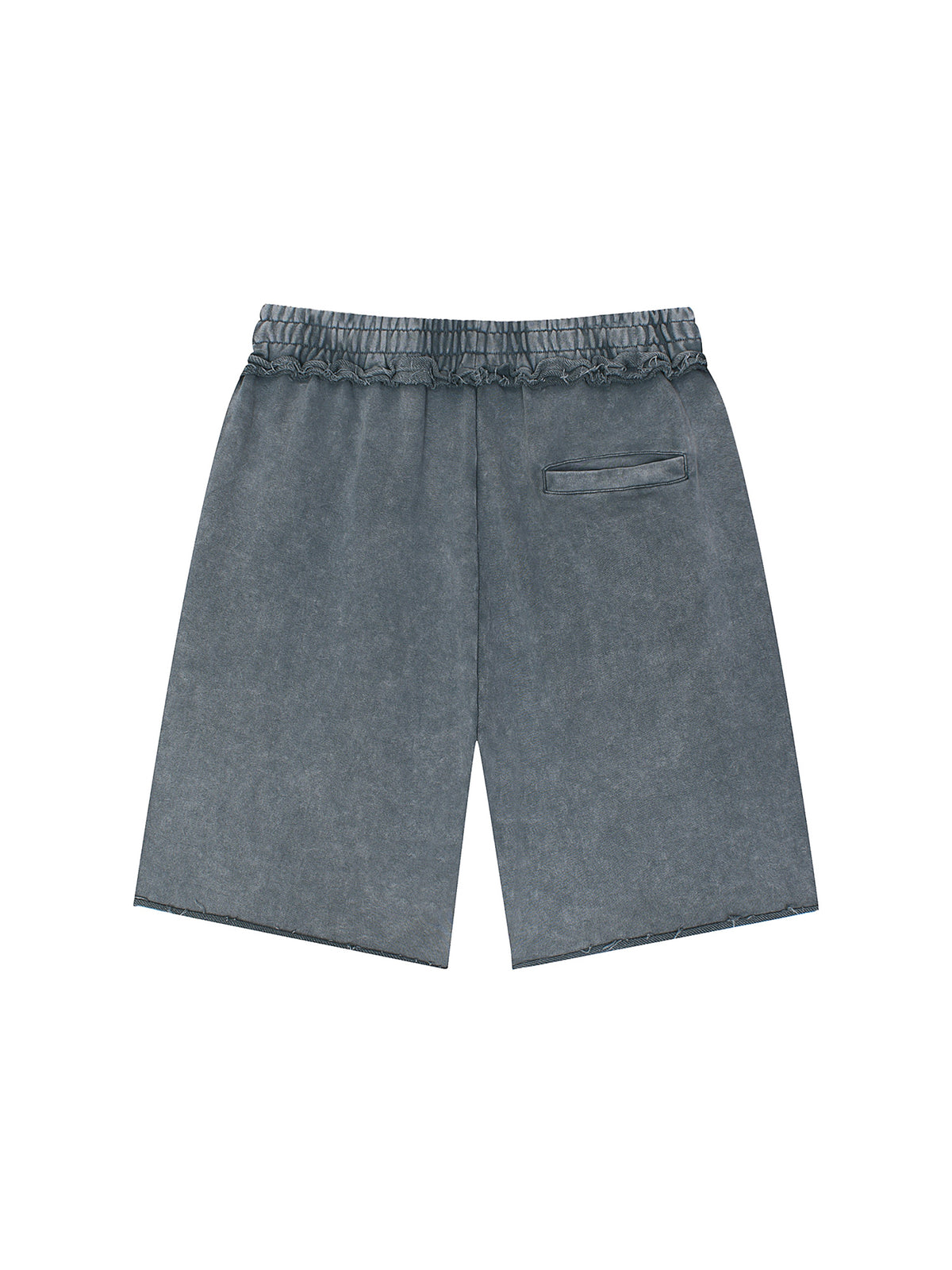 Unisex Mineral Wash Raw Edge Shorts – Oversized Premium Streetwear Shorts