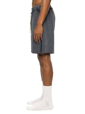 Unisex Mineral Wash Raw Edge Shorts – Oversized Premium Streetwear Shorts