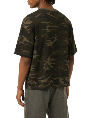 Unisex Camo Boxy T-Shirt – Oversized Camouflage Streetwear Tee
