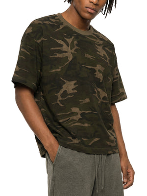 Unisex Camo Boxy T-Shirt – Oversized Camouflage Streetwear Tee