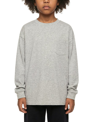 Kids' Long Sleeve T-Shirt – Soft Cotton Everyday Crew Neck Tee