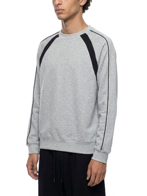 Unisex Color Block Crewneck Sweatshirt – Oversized Premium Streetwear Pullover