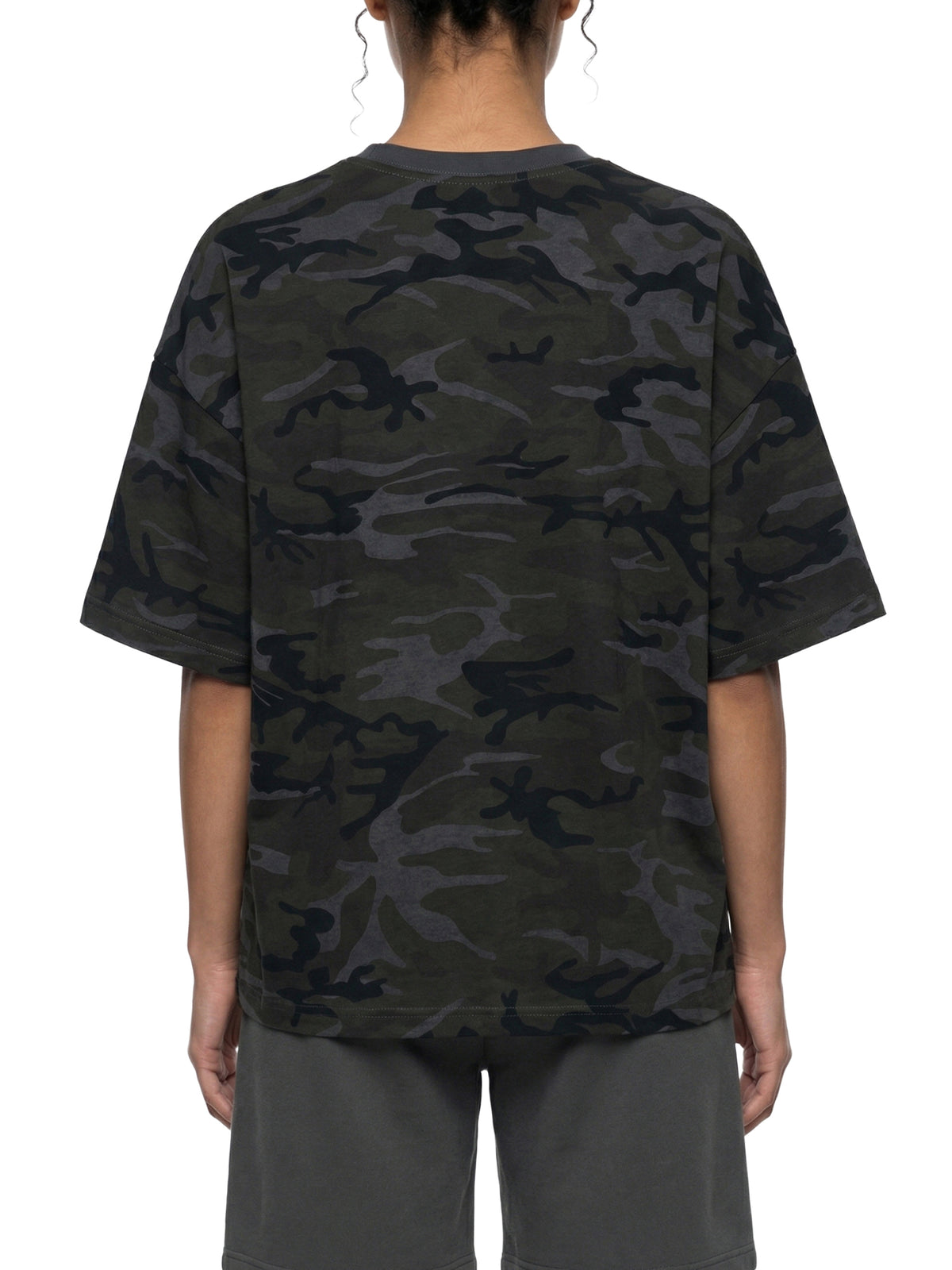 Unisex Camo Boxy T-Shirt – Oversized Camouflage Streetwear Tee
