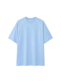 Unisex Contrast Stitch Raglan T-Shirt – Oversized Streetwear Tee