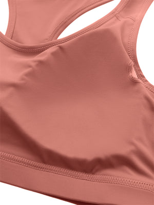 Women's Cropped Sports Bra – Medium Support Activewear Crop Top