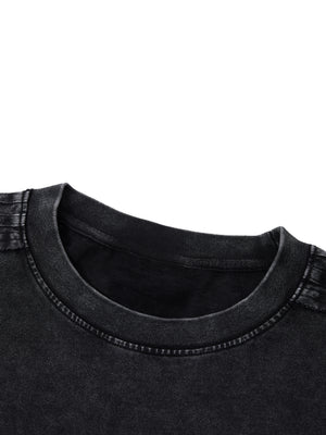Unisex Vintage Wash Boxy T-Shirt – Oversized Premium Cotton Streetwear Tee