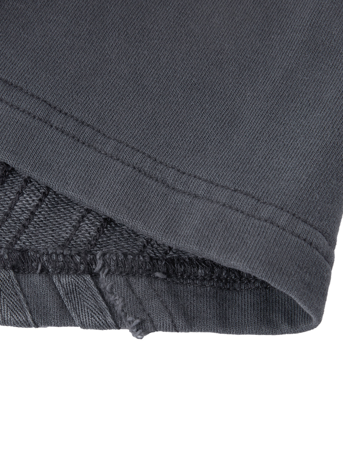 Unisex Vintage Wash Raw Edge Shorts – Oversized Streetwear Sweat Shorts