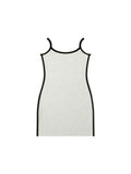 Women's Color Block Mini Dress – Slim Fit Casual Summer Dress