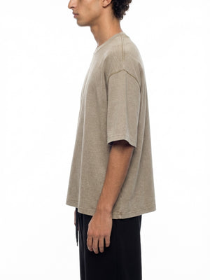 Unisex Mineral Wash Waffle Boxy T-Shirt – Oversized Textured Streetwear Tee