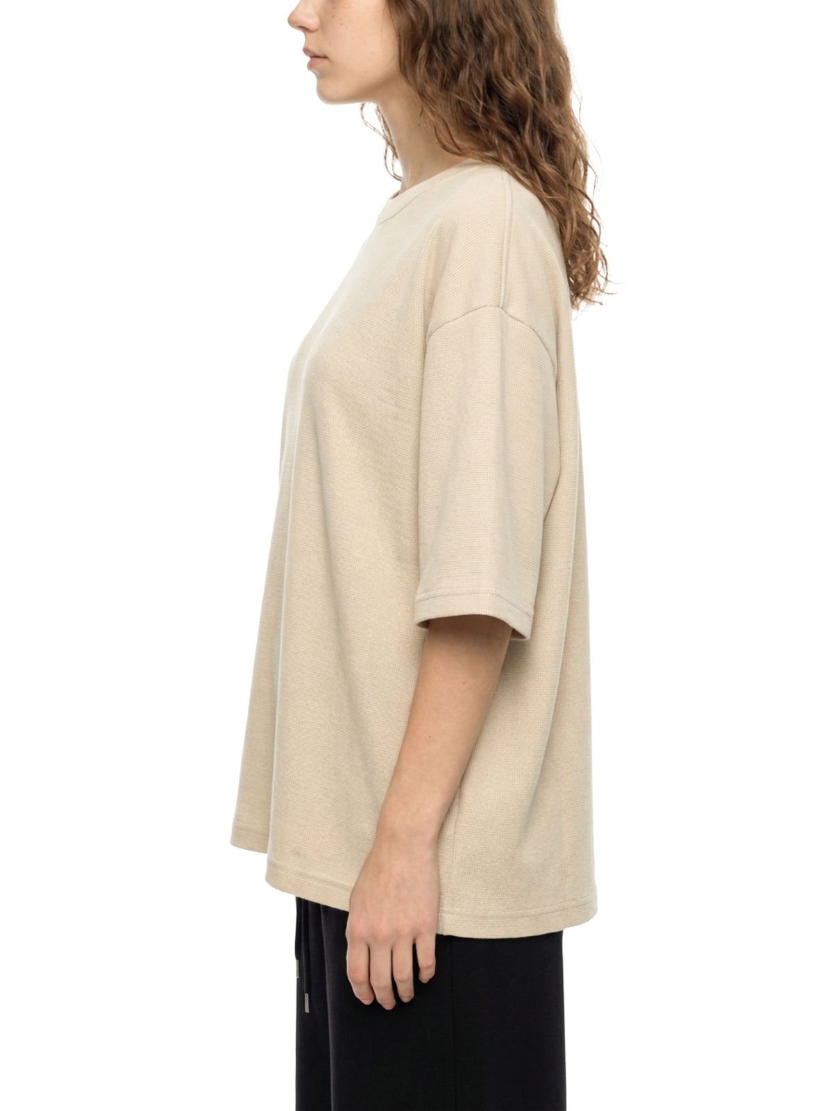 Unisex Mineral Wash Waffle Boxy T-Shirt – Oversized Textured Streetwear Tee