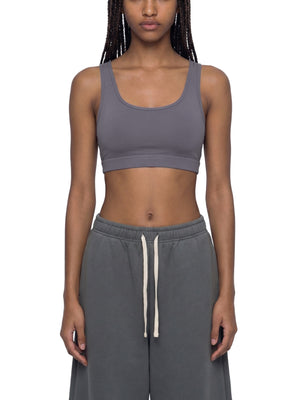 Women's Cropped Sports Bra – Medium Support Activewear Crop Top