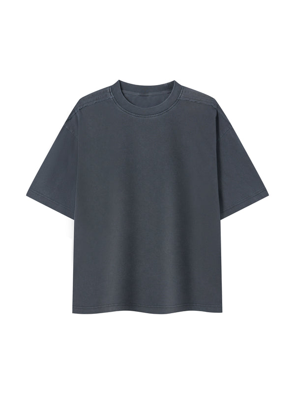 Unisex Vintage Wash Boxy T-Shirt – Oversized Premium Cotton Streetwear Tee
