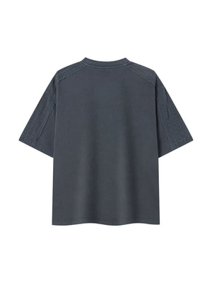 Unisex Vintage Wash Boxy T-Shirt – Oversized Premium Cotton Streetwear Tee