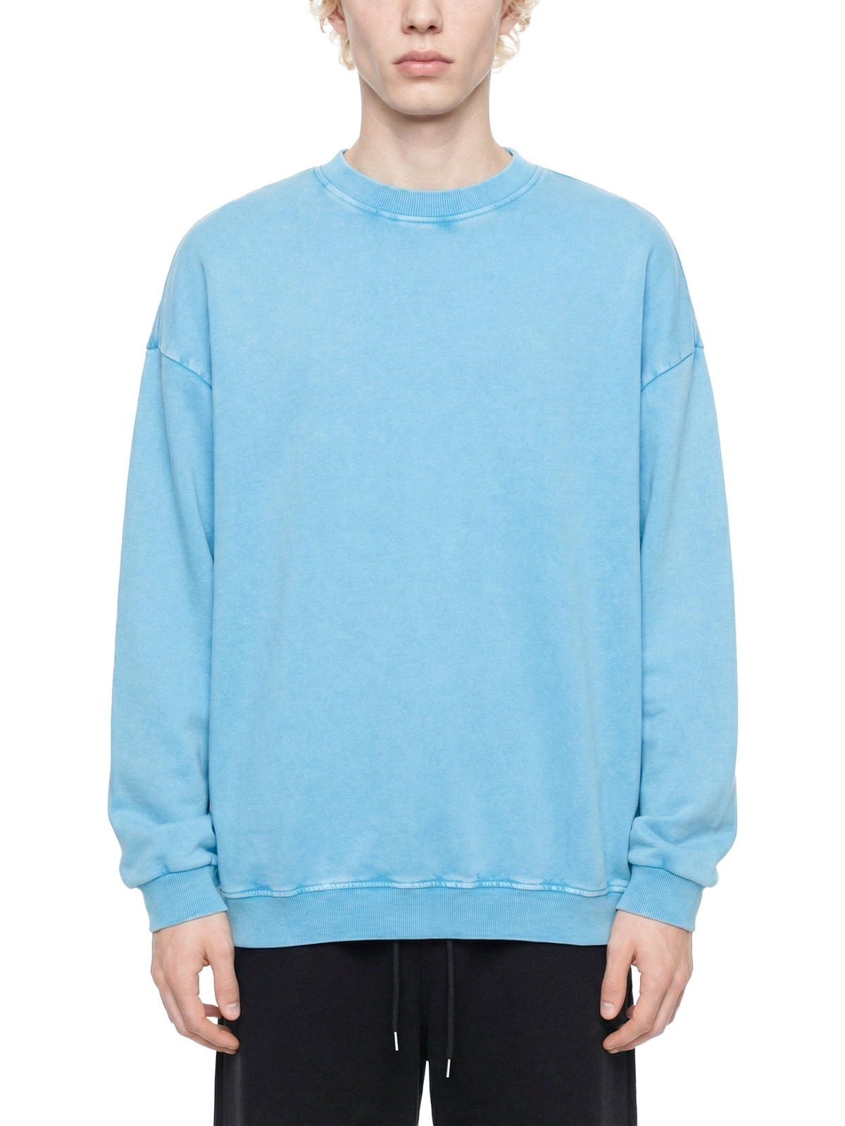 Snow Washed Oversized Sweatshirt – Premium Unisex Heavyweight Streetwear Pullover