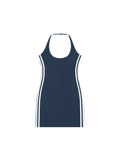 Women's Binding Tight Halter Dress – Bodycon Sleeveless Mini Dress
