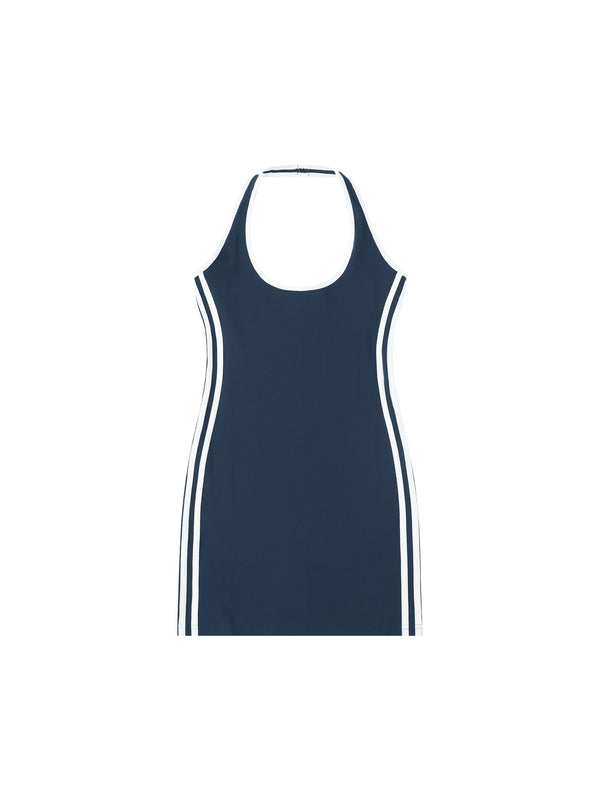 Women's Binding Tight Halter Dress – Bodycon Sleeveless Mini Dress