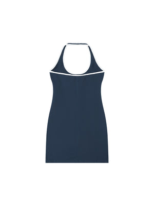 Women's Binding Tight Halter Dress – Bodycon Sleeveless Mini Dress