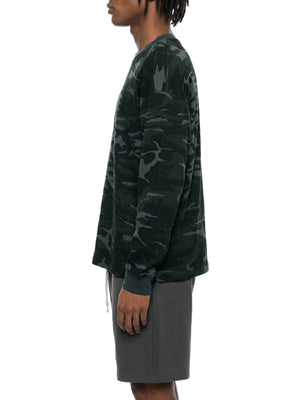 Unisex Waffle Boxy Long Sleeve T-Shirt – Oversized Textured Streetwear Tee